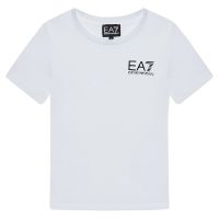 Maglietta per ragazzi EA7 Boys Jersey T-shirt - white