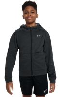 Dječački sportski pulover Nike Therma-FIT Multi+ Full-Zip Training Hoodie -black/anthracite/white