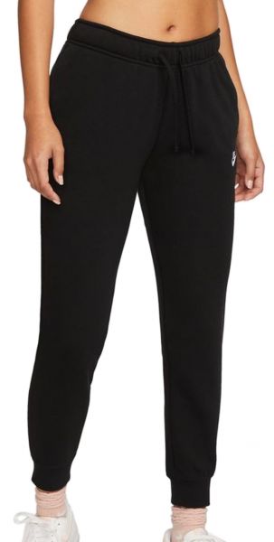 Women's trousers Nike Sportswear Club Fleece Pant - black/white