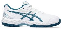 Chaussures de tennis pour juniors Asics Gel-Game 9 GS - white/restful teal