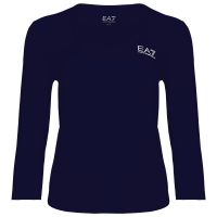 Női póló (hosszú ujjú) EA7 Woman Jersey T-shirt - navy bule
