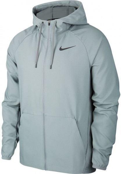 Pánská tenisová mikina Nike Full-Zip Training Jacket M - smoke grey/black