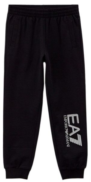 Pantalons pour garçons EA7 Boys Jersey Trouser - black