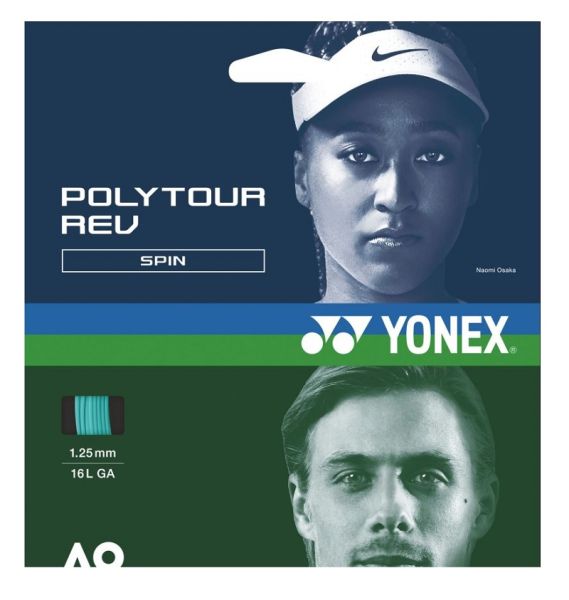 Тенис кордаж Yonex Poly Tour Rev (12 m) - mint