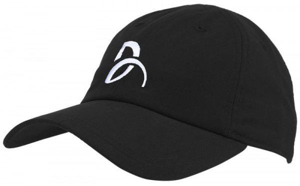  Lacoste Men's Sport Tennis Microfiber Cap - Support With Style Collection for Novak Djokovic - black