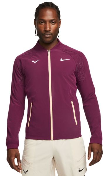 Мъжка блуза Nike Court Dri-Fit Rafa Jacket - bordeaux/ice peach/white