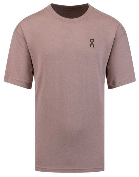 Herren Tennis-T-Shirt ON The Roger Club T - Braun