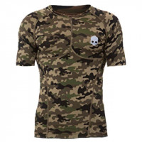 Teniso marškinėliai vyrams Hydrogen Printed Second Skin Tee Man - camouflage