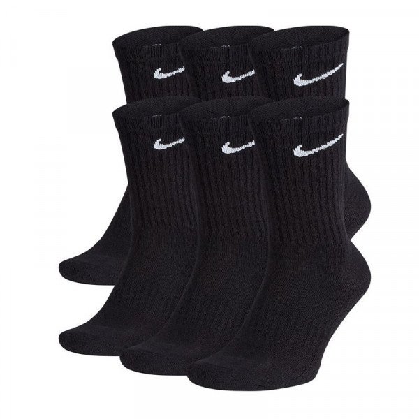 Κάλτσες Nike Everyday Cotton Cushioned Crew 6P- black/whtie