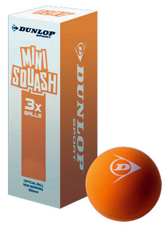 Pelotas de squash Dunlop Mini Play - 3B