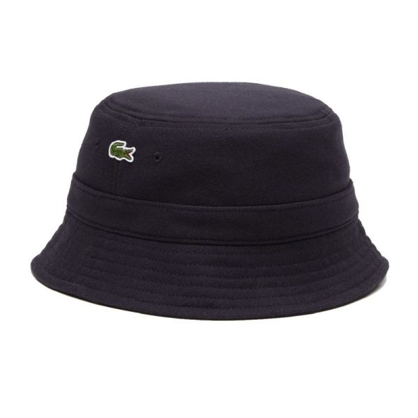 Kapa za tenis Lacoste Organic Cotton Bucket Hat - navy blue