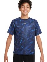 T-shirt pour garçons Nike Kids Multi Dri Fit Short-Sleeve Top - Bleu