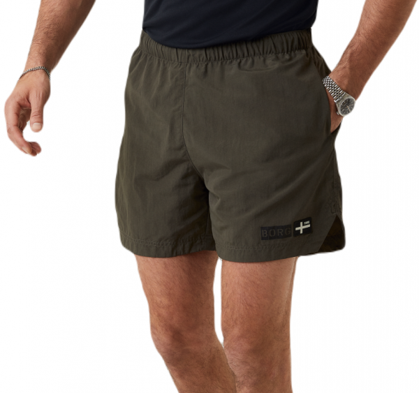 Pantaloncini da tennis da uomo Björn Borg Stockholm Training Shorts - peat