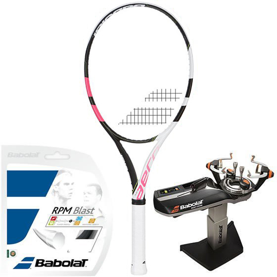  Babolat Pure Aero Lite - pink + cordage + prestation de service