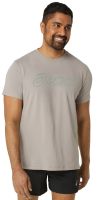 Men's T-shirt Asics Logo Short Sleeve T-Shirt - Beige