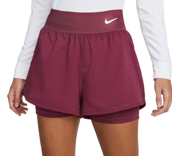  Nike Court Dri Fit Advantage Short - rosewood/white