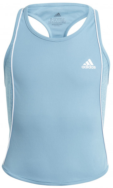 Mädchen T-Shirt Adidas G Pop Up Tank Top - hazy blue/white
