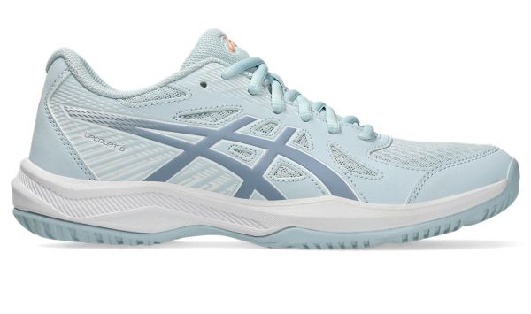 Women's badminton/squash shoes Asics Upcourt 6 - cool grey/grey blue