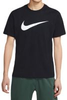 Meeste T-särk Nike Sportswear Swoosh T-Shirt - Must, Valge