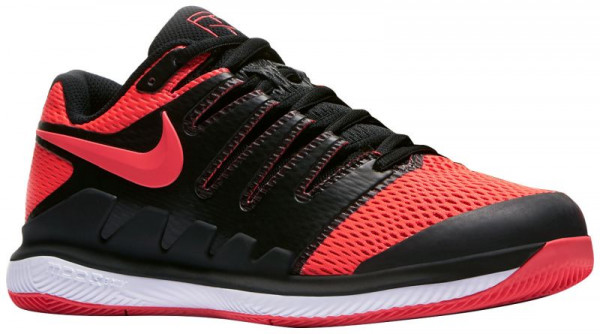Sieviešu tenisa apavi Nike WMNS Air Zoom Vapor X - black/solar red/white |  Tennis Zone | Tennis Shop