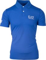 Męskie polo tenisowe EA7 Man Jersey Polo Shirt - surf the web