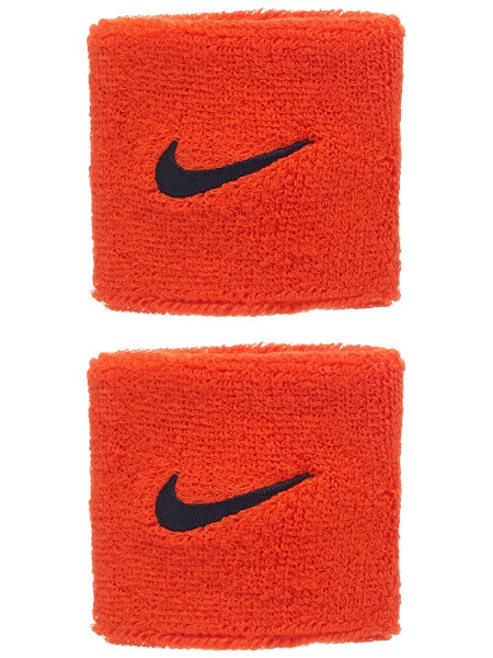 Handgelenk Frottee Nike Swoosh Wristbands - team orange/collage navy
