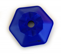 Čunjevi za trening Yakimasport Hexagonal Disc Cone 10P - blue Čunjevi za trening Yakimasport Hexagonal Disc Cone 10P - blue
