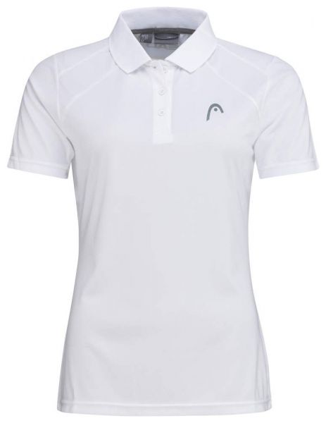 Polo pour femmes Head Club 22 Tech Polo Shirt W - white