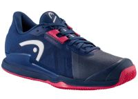 Damskie buty tenisowe Head Sprint Pro 3.5 Clay - dark blue/azalea