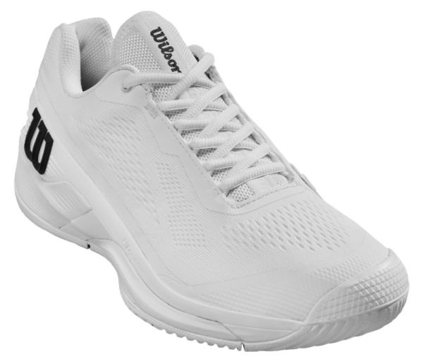Vīriešiem tenisa apavi Wilson Rush Pro 4.0 -white/white/black