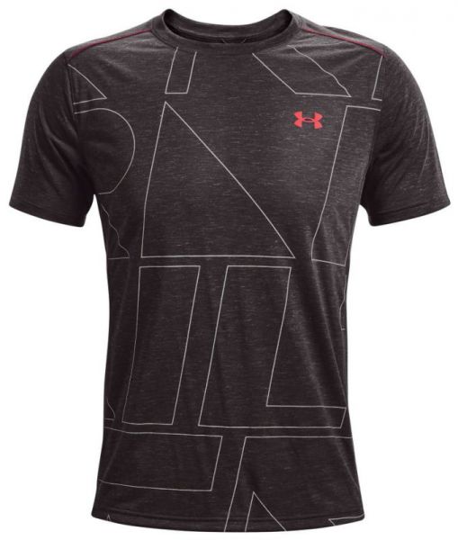 Teniso marškinėliai vyrams Under Armour Men's UA Breeze 2.0 Trail T-Shirt - jet gray/stone