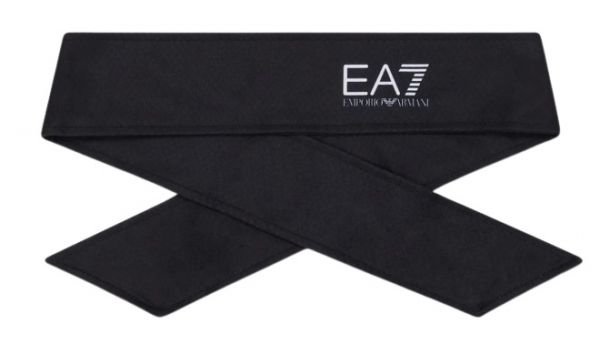 Pañuelo de tenis EA7 Tennis Pro Headband - black/white