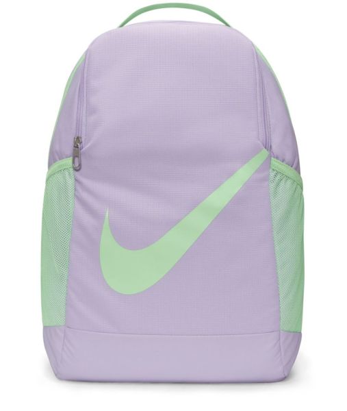 Batoh na tenis Nike Brasilia Kids Backpack (18L) - lilac bloom/vapor green/vapor green