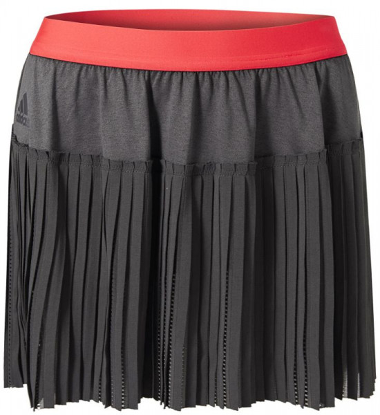  Adidas Match Code Skirt - grey six/shock red