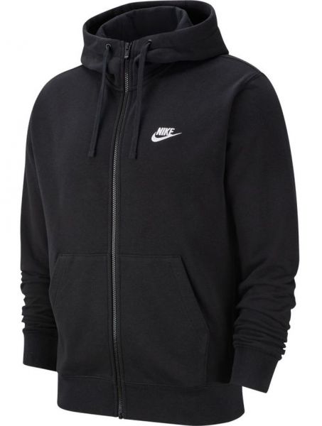  Nike Sportswear Club Hoodie FZ FT - black/black/white