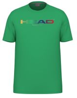 Koszulka chłopięca Head Junior Off Court Rainbow T-Shirt - candy green