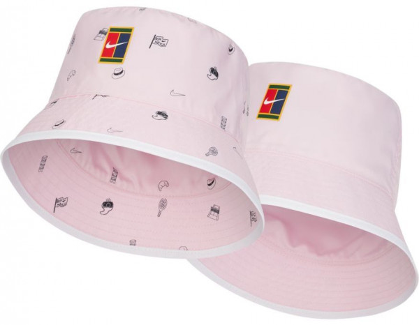 Tennismütze Nike Bucket Roland Garros AOP - pink foam