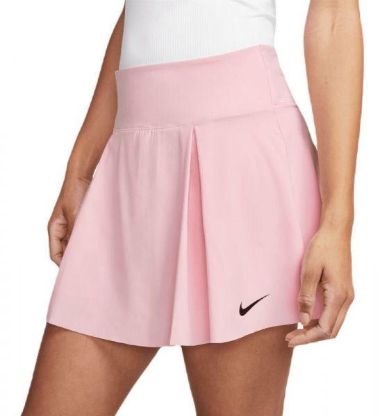 Teniso sijonas moterims Nike Dri-Fit Advantage Club Skirt - med soft pink/black