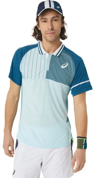 Meeste tennisepolo Asics Match Polo - aquamarine