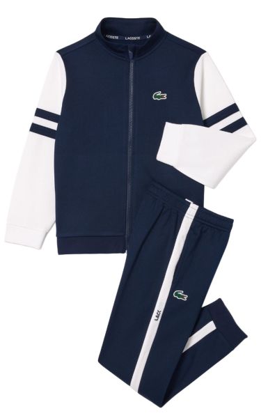 Jungen Trainingsanzug  Lacoste Kids Tennis Sportsuit - Blau, Weiß