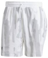 Pantaloni scurți tenis bărbați Adidas New York Printed Short - white/halo silver