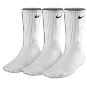  Nike Performance Cotton Cushioned Crew - 3 pary/white