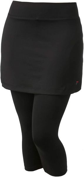 Falda de tenis para mujer Fila Skort Sina Knee Tight - black