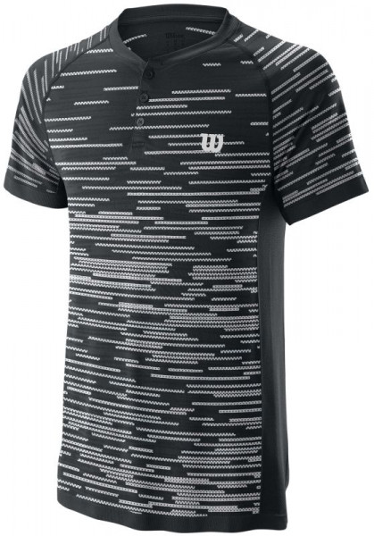  Wilson Competition Seamless Henley - black/white