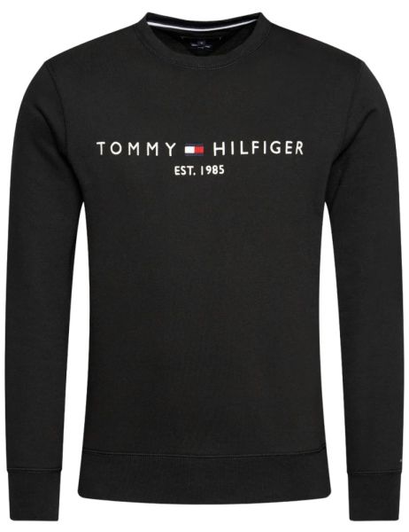 Męska bluza tenisowa Tommy Hilfiger Logo - Czarny