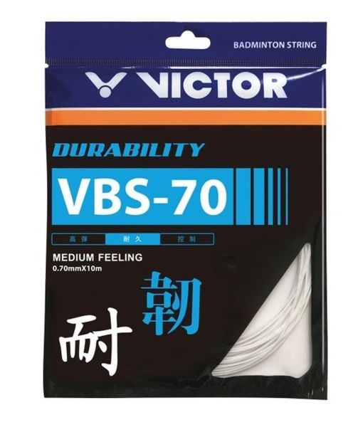 Χορδή μπάντμιντον Victor VBS-70 (10 m) - white