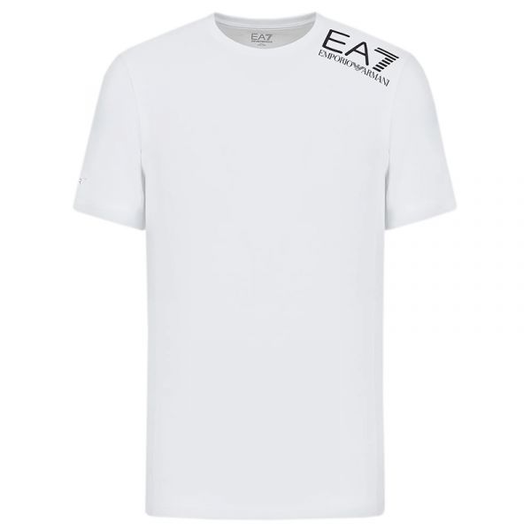 Męski T-Shirt EA7 Man Jersey T-Shirt - white