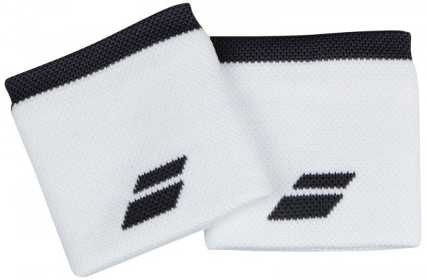Serre-poignets de tennis Babolat Logo Wristband - white/rabbit