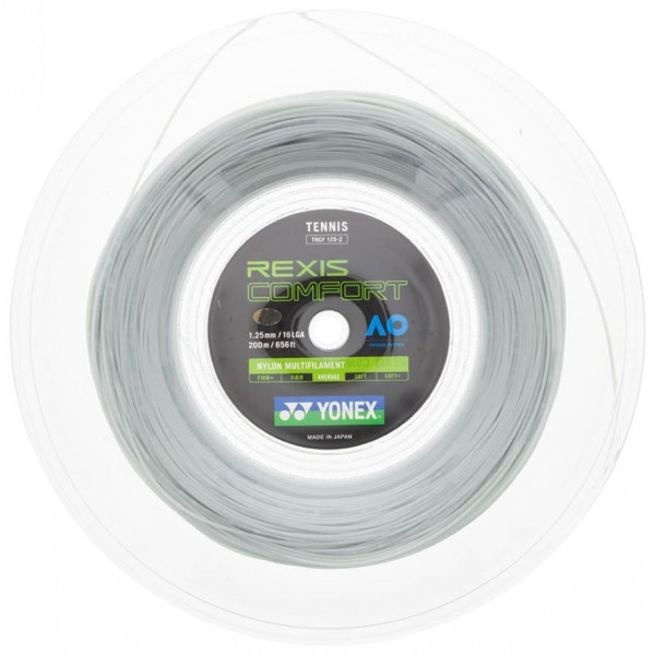 Naciąg tenisowy Yonex Rexis Comfort (200 m) - white