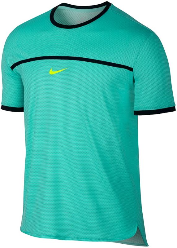 Nike Rafa Challenger Top Short Sleeve Premier hyper jade black volt